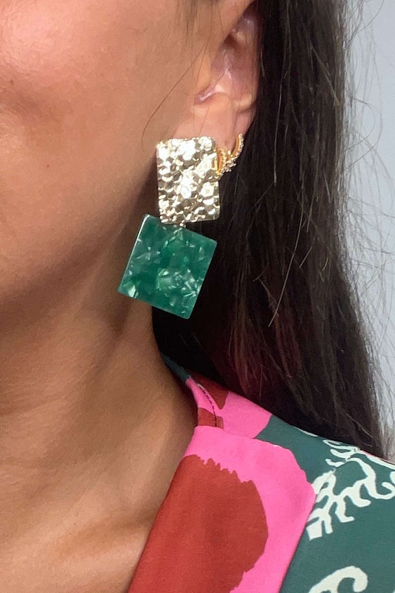Pendientes Verde Lucia