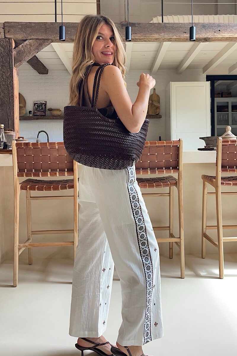 Top Marron Halter