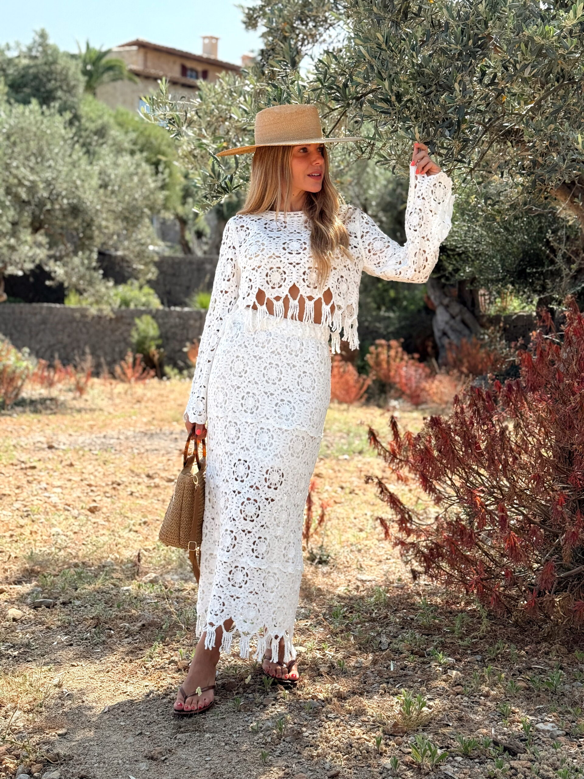 vestido blanco verano