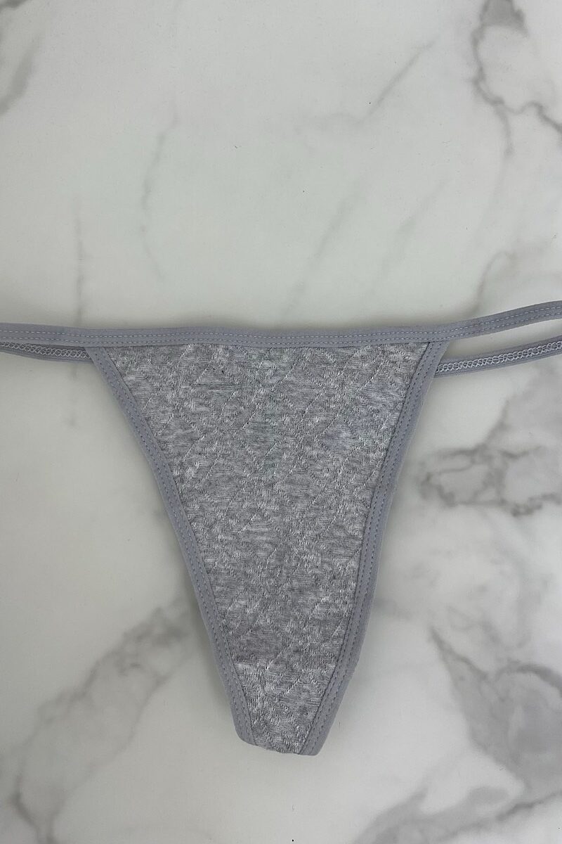 Braga Tanga New Gris