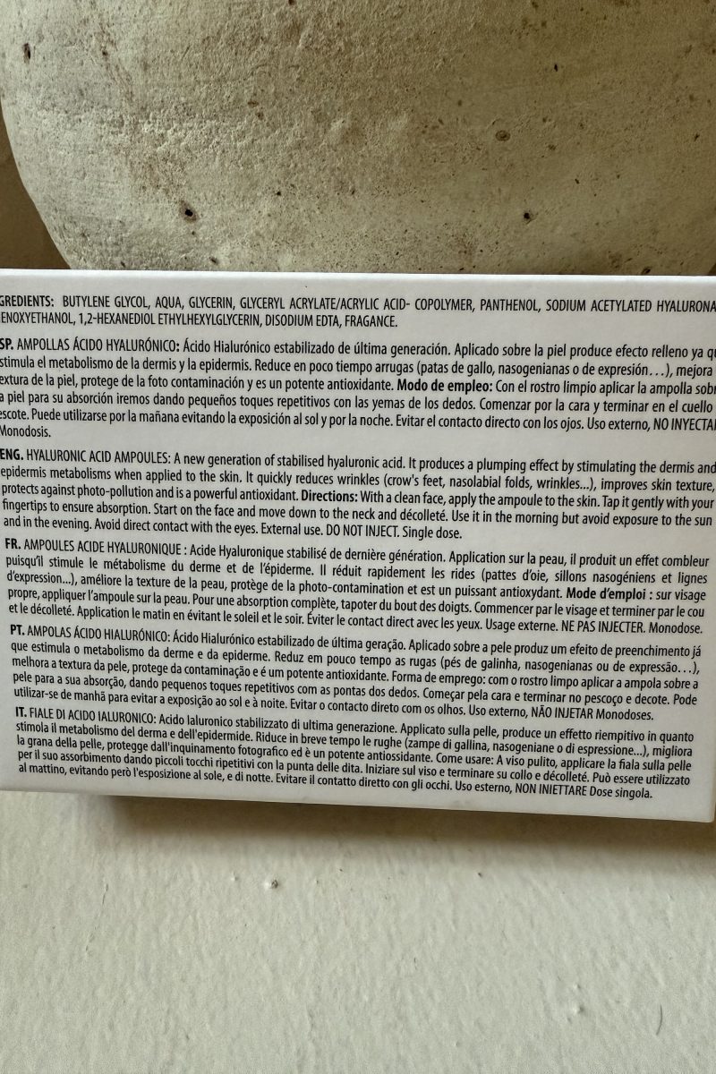 Ampollas Hyaluronic