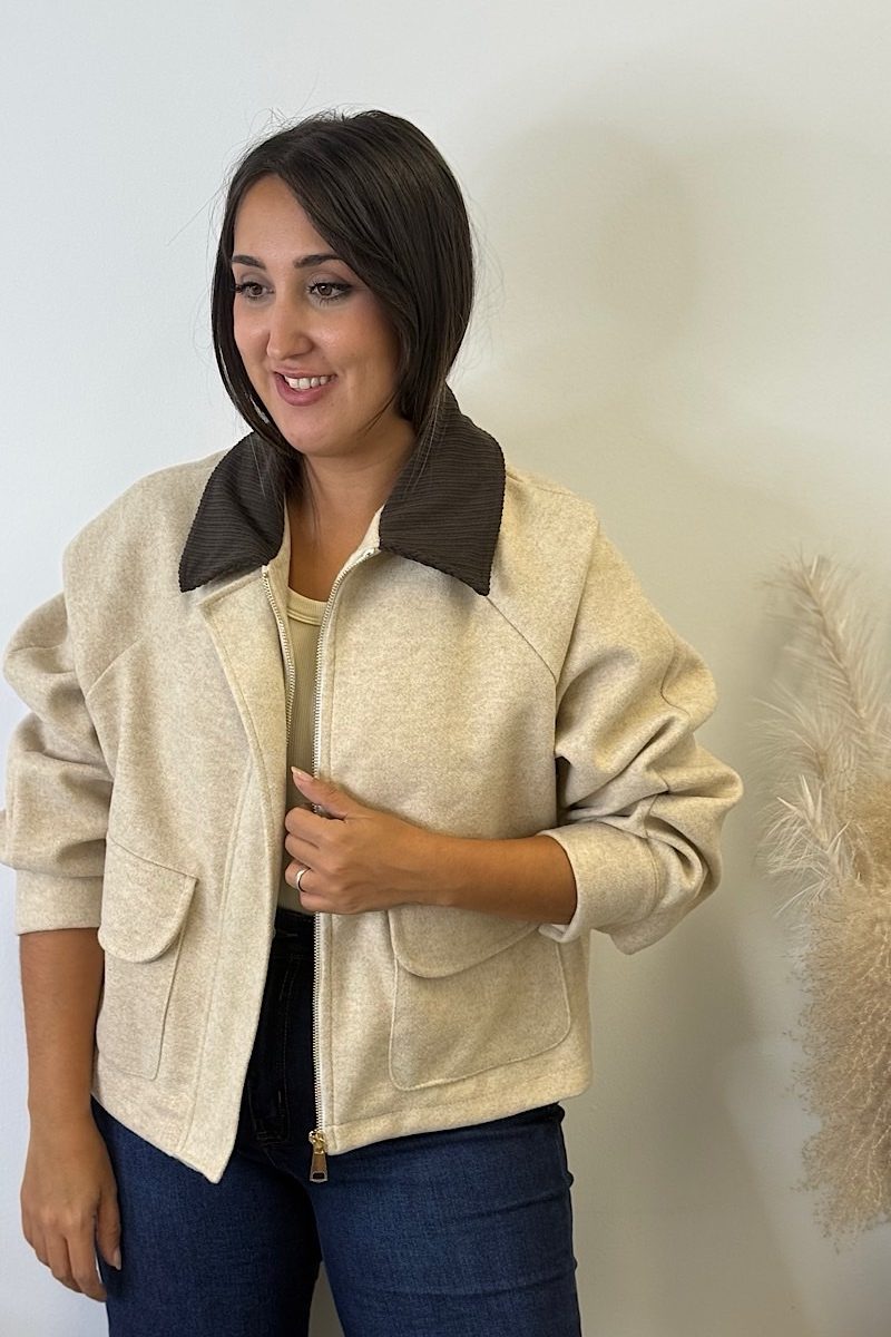 Chaqueta Beige Mayte
