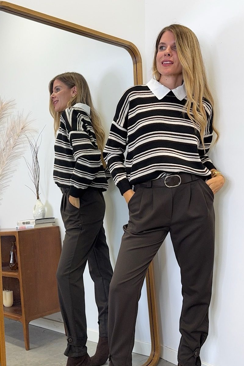 Jersey Negro Stripes