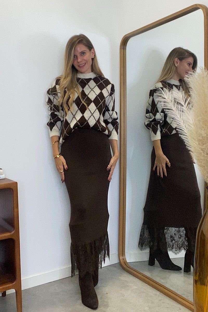 Falda Chocolate Patricie