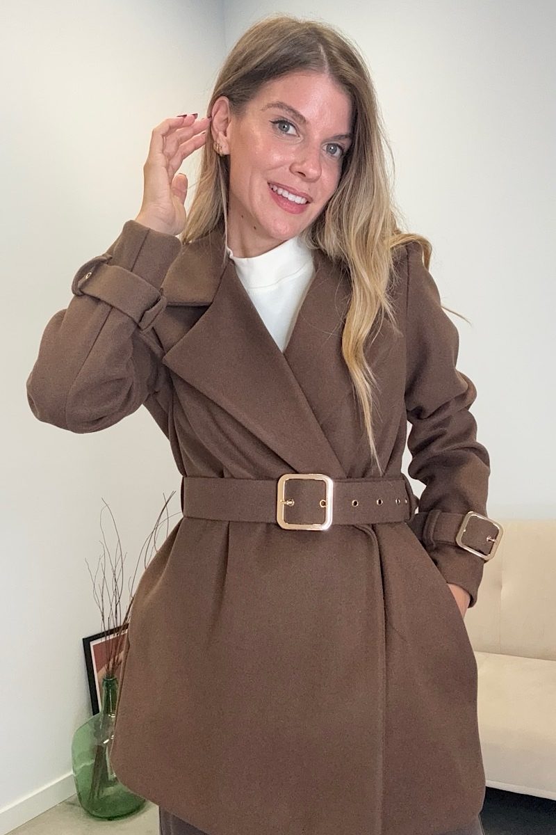 Abrigo Marron Amelia