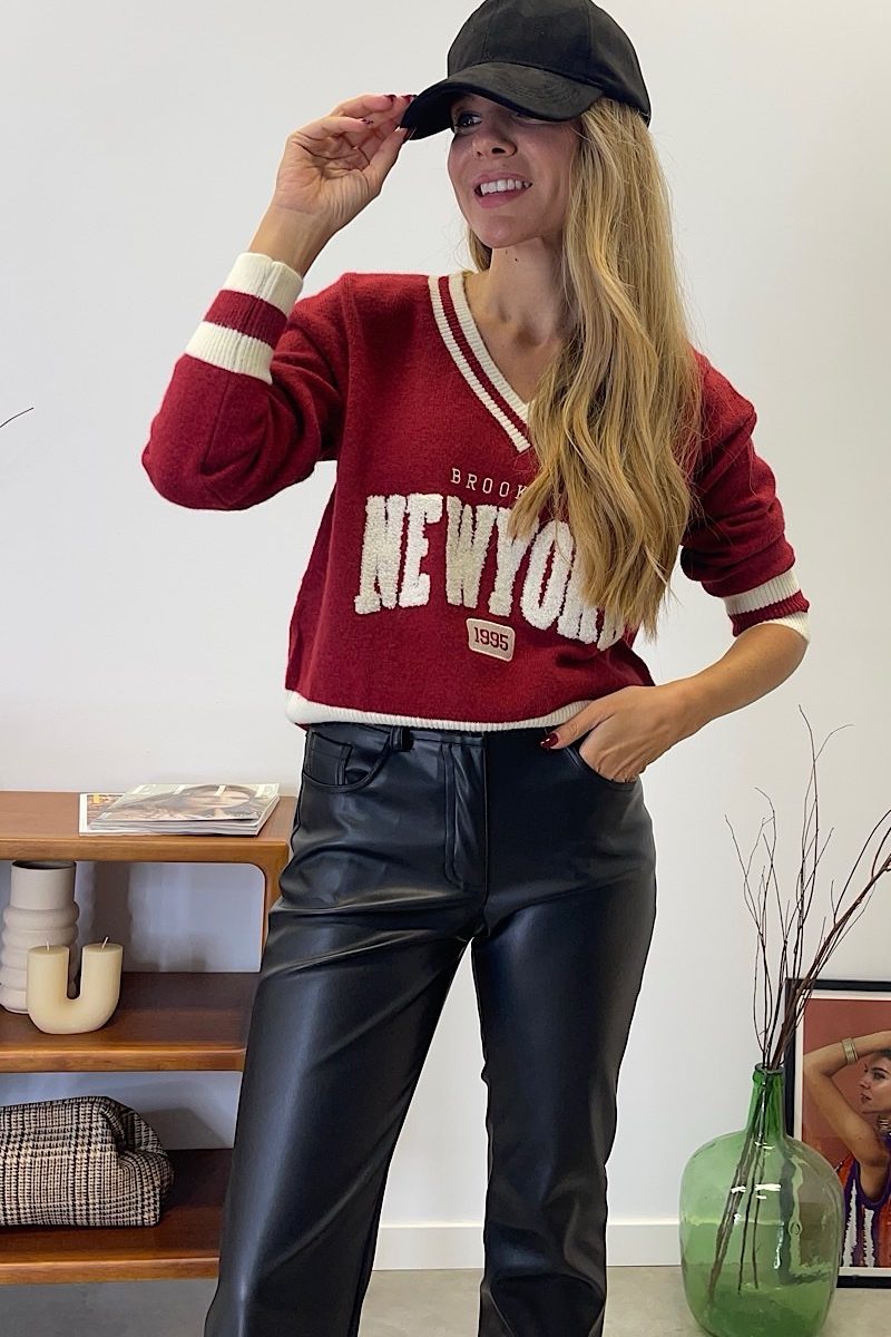 Jersey Burdeos New York