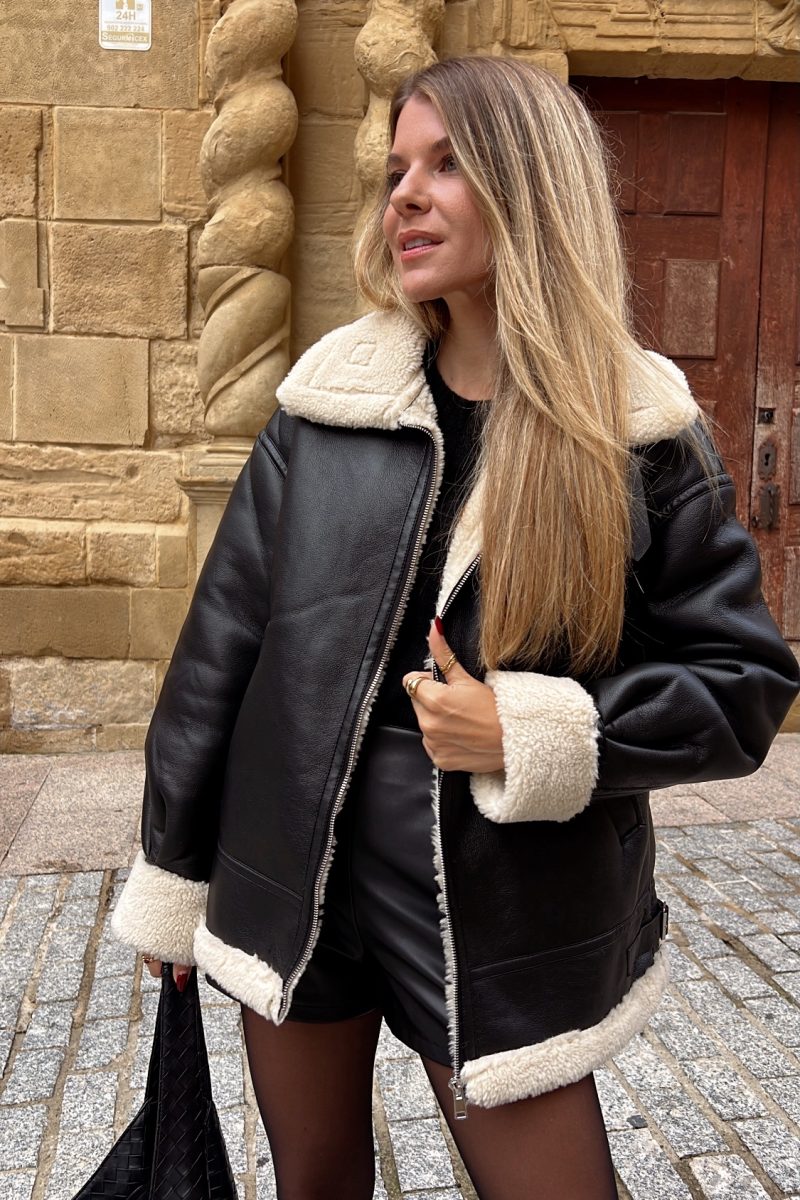 Cazadora Negra Norwey