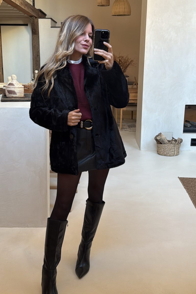 Abrigo Negro Polonia