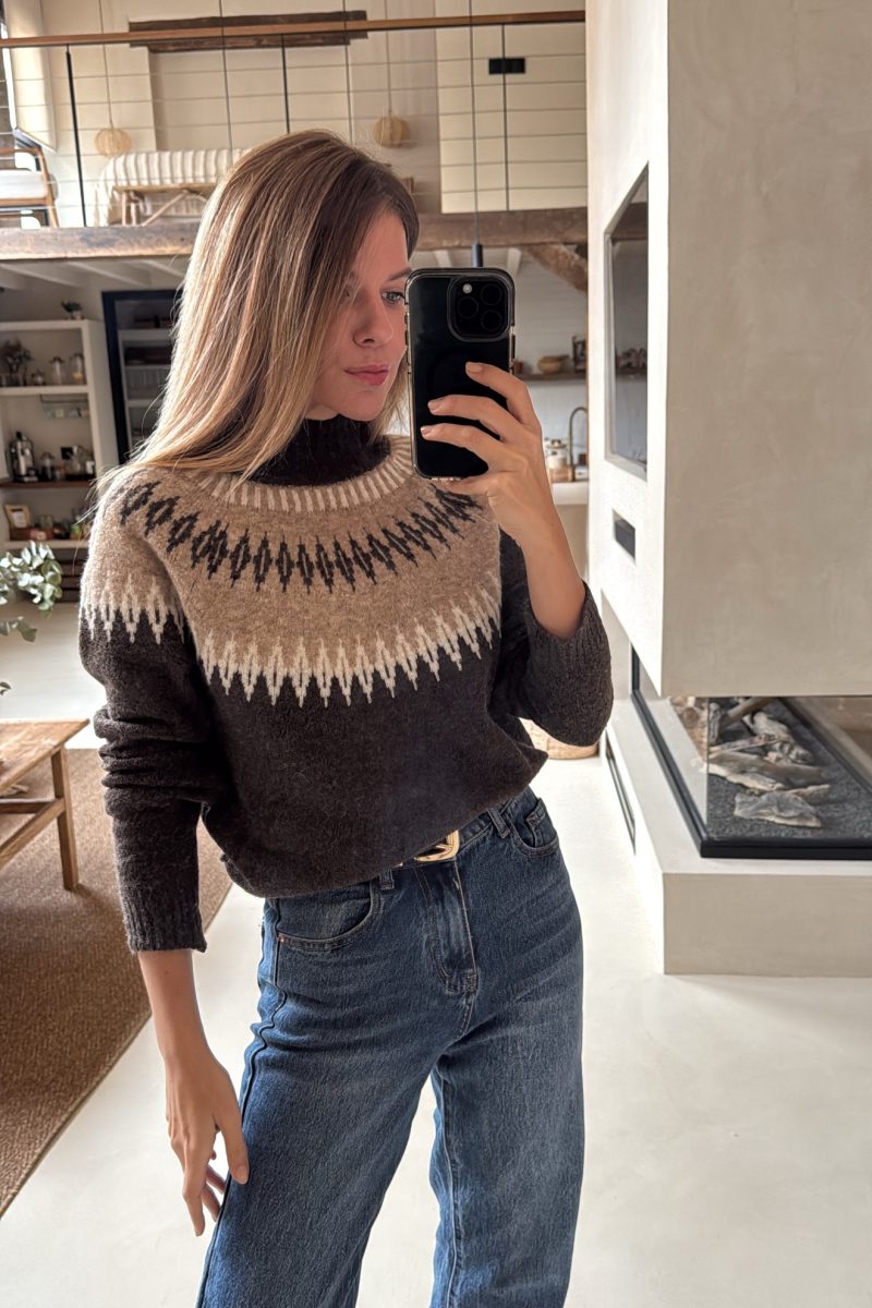 Jersey Marron Winter