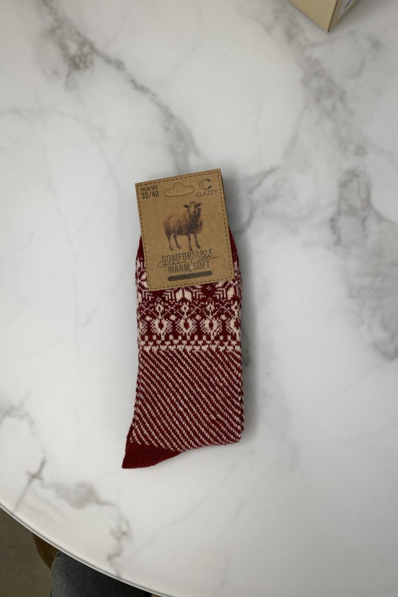 Calcetin Navidad Mosaico