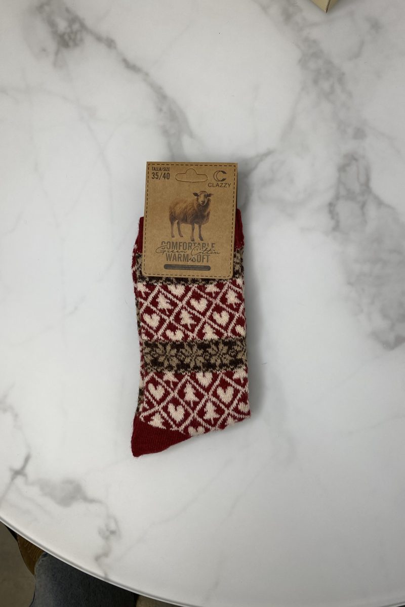 Calcetin Navidad Corazon