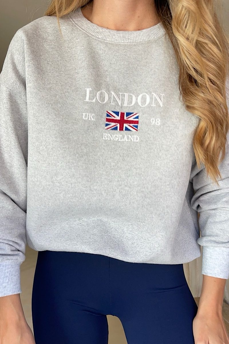 Sudadera Gris London