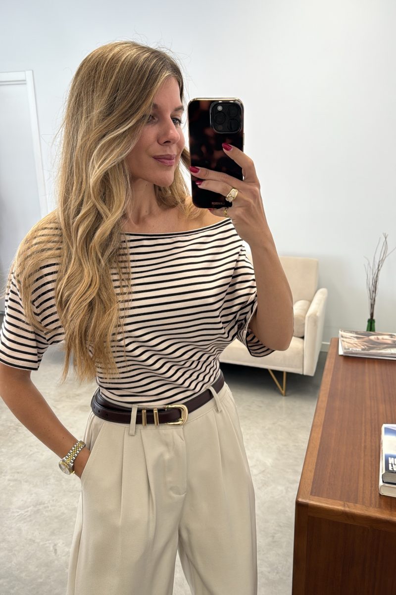 Camiseta Chocolate Frunce