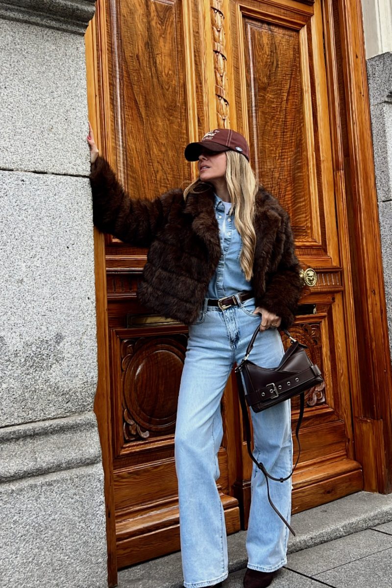 Chaqueta Marron Pelo