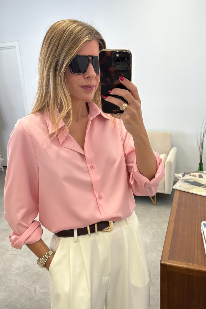 Camisa Rosa Basic