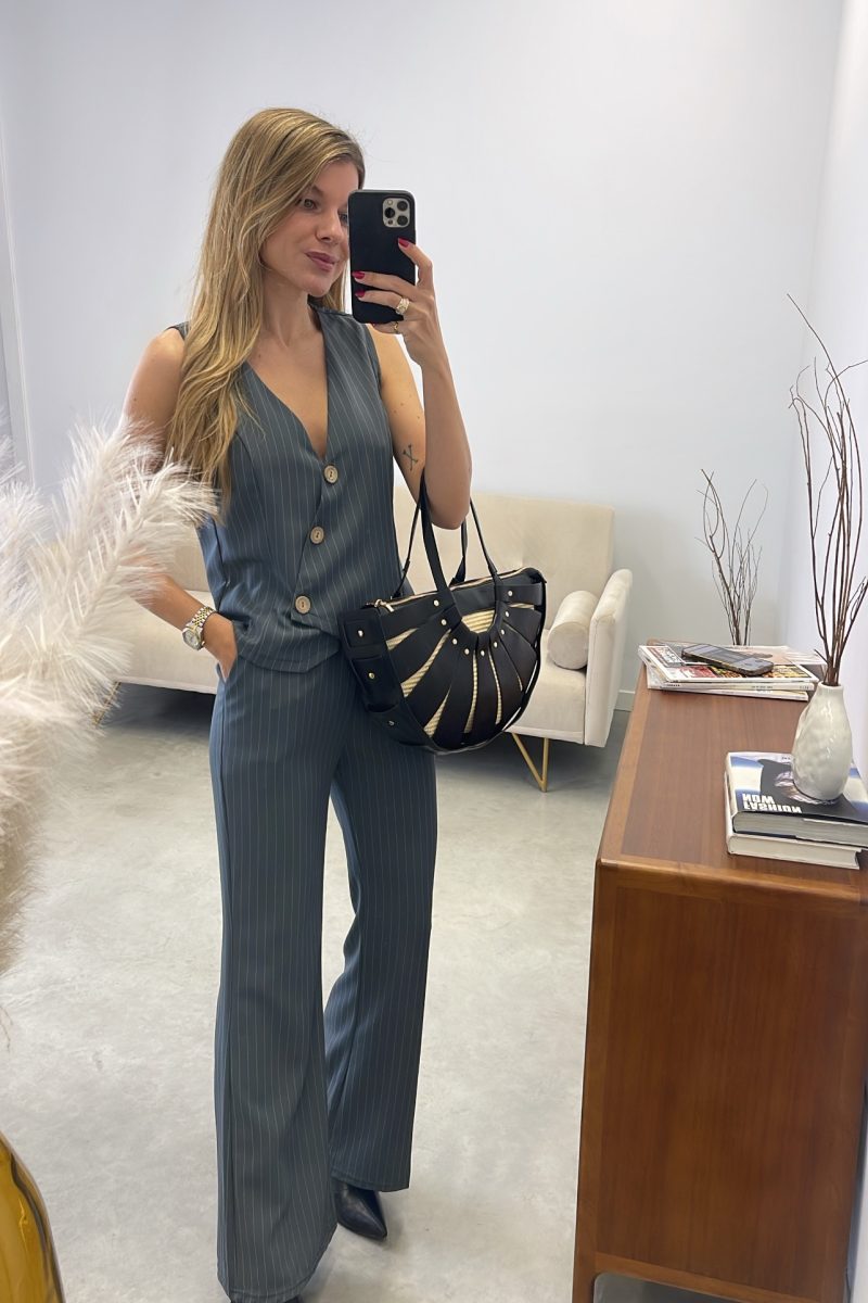 Conjunto Gris Valerie