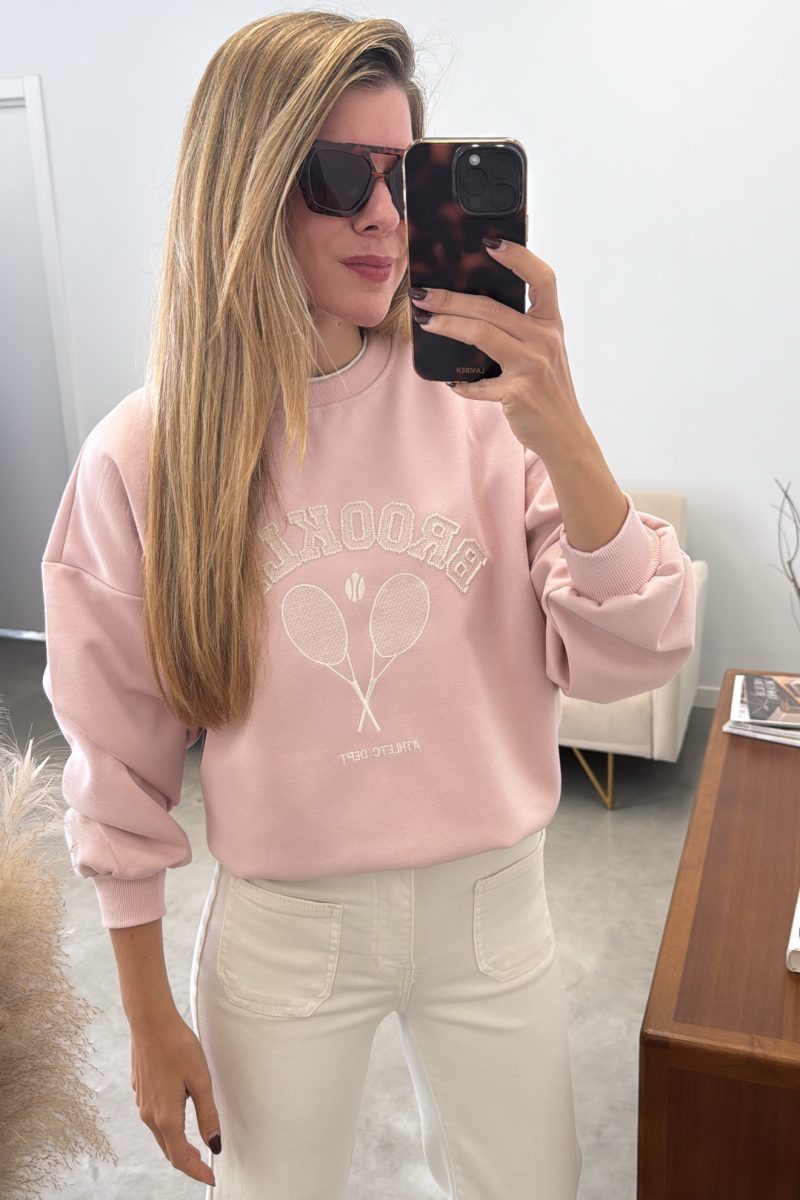 Sudadera Rosa Brooklyn