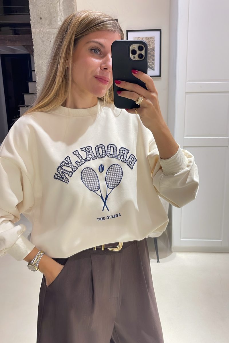 Sudadera Beige Brooklyn