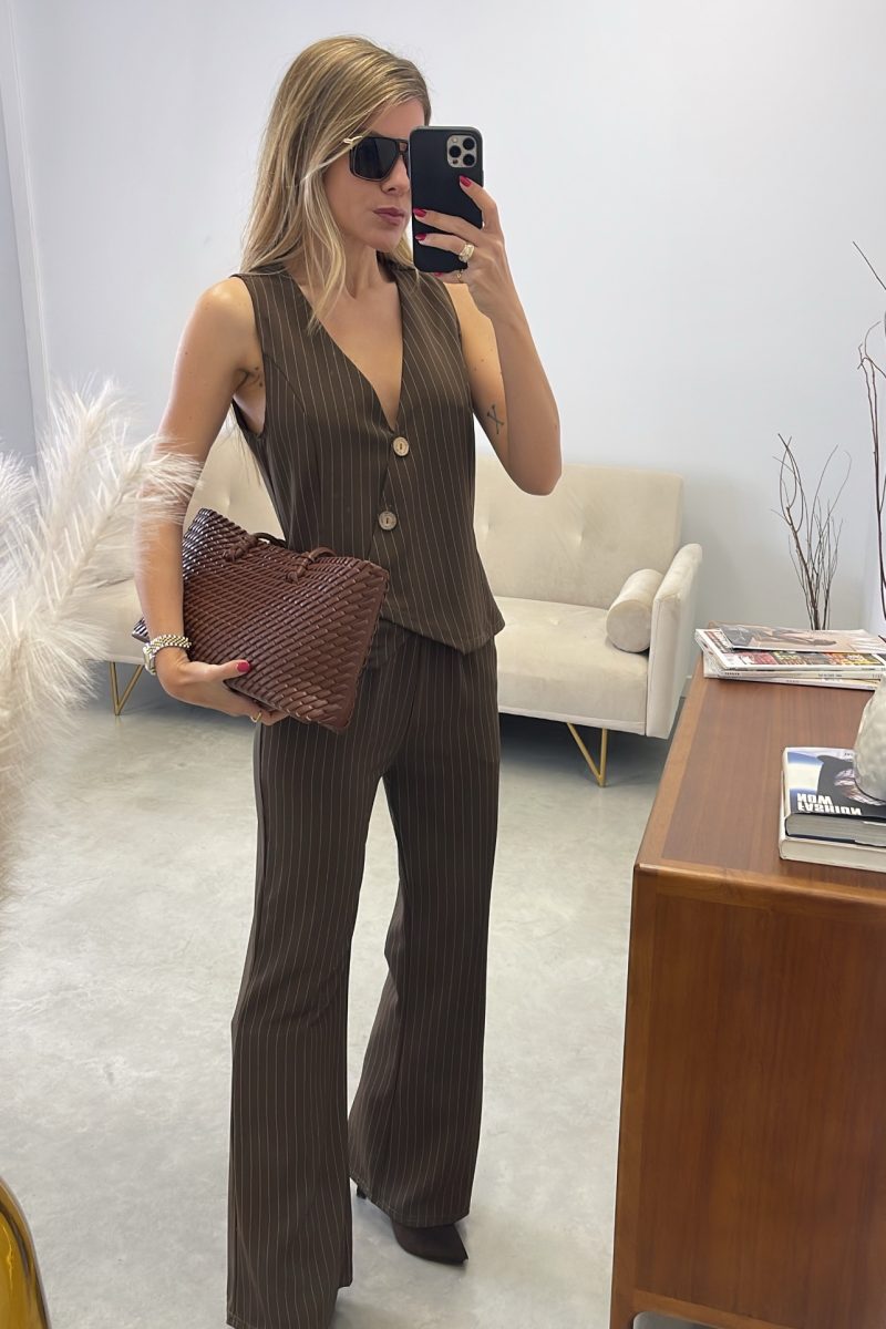 Conjunto Marron Valerie