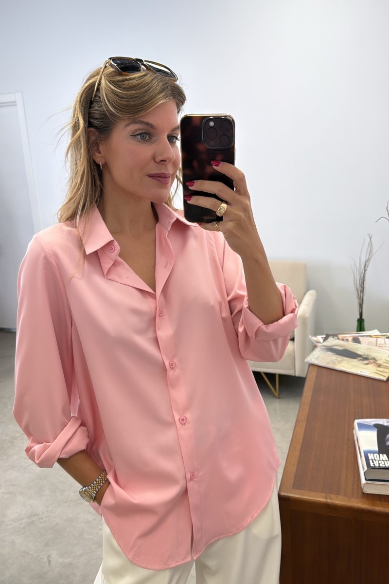Camisa Rosa Basic