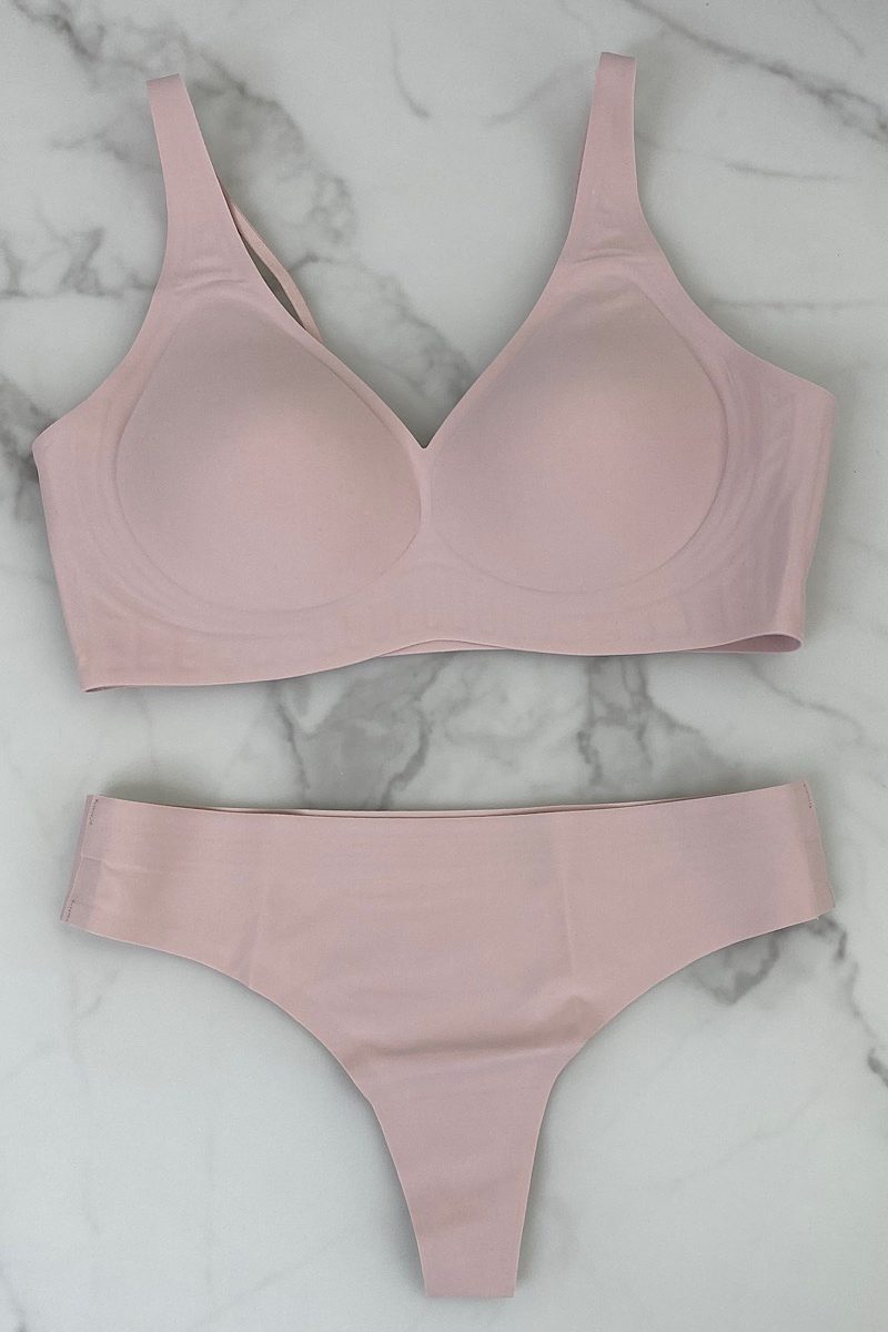 Conjunto Rosa Bra/Tanga