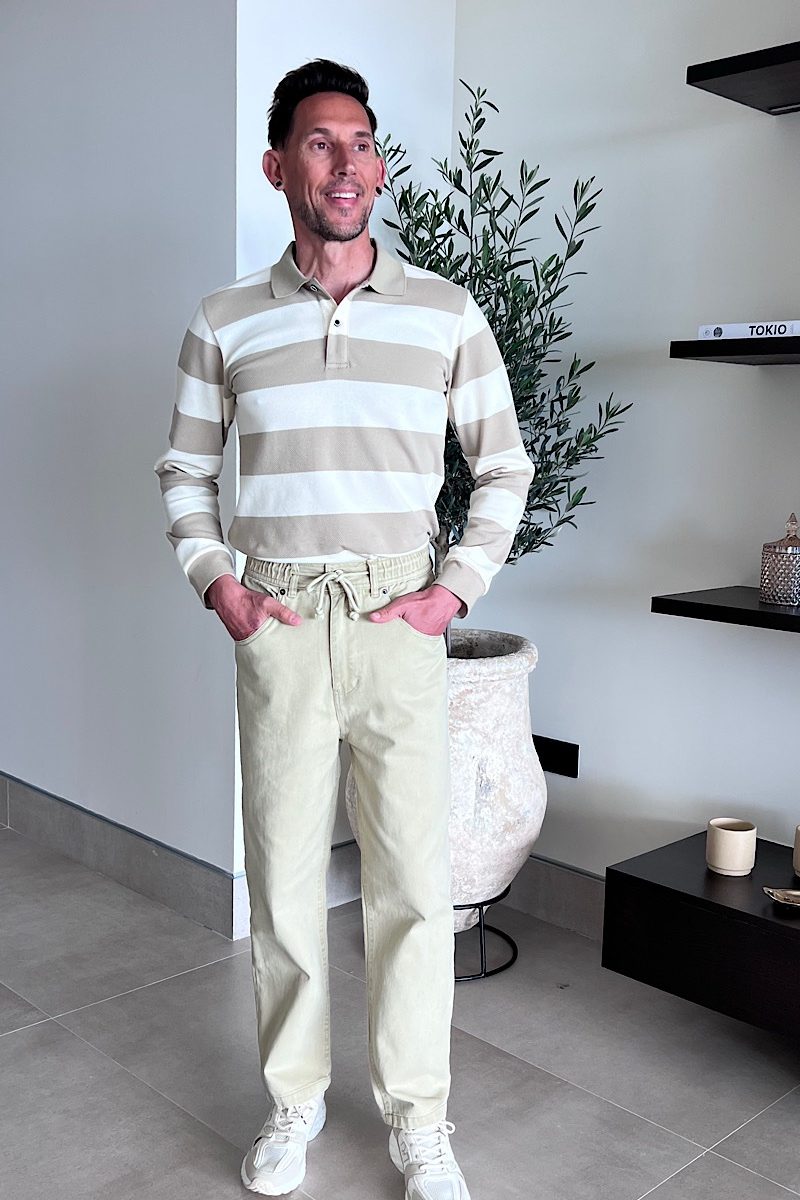 Pantalon Cargo Beige