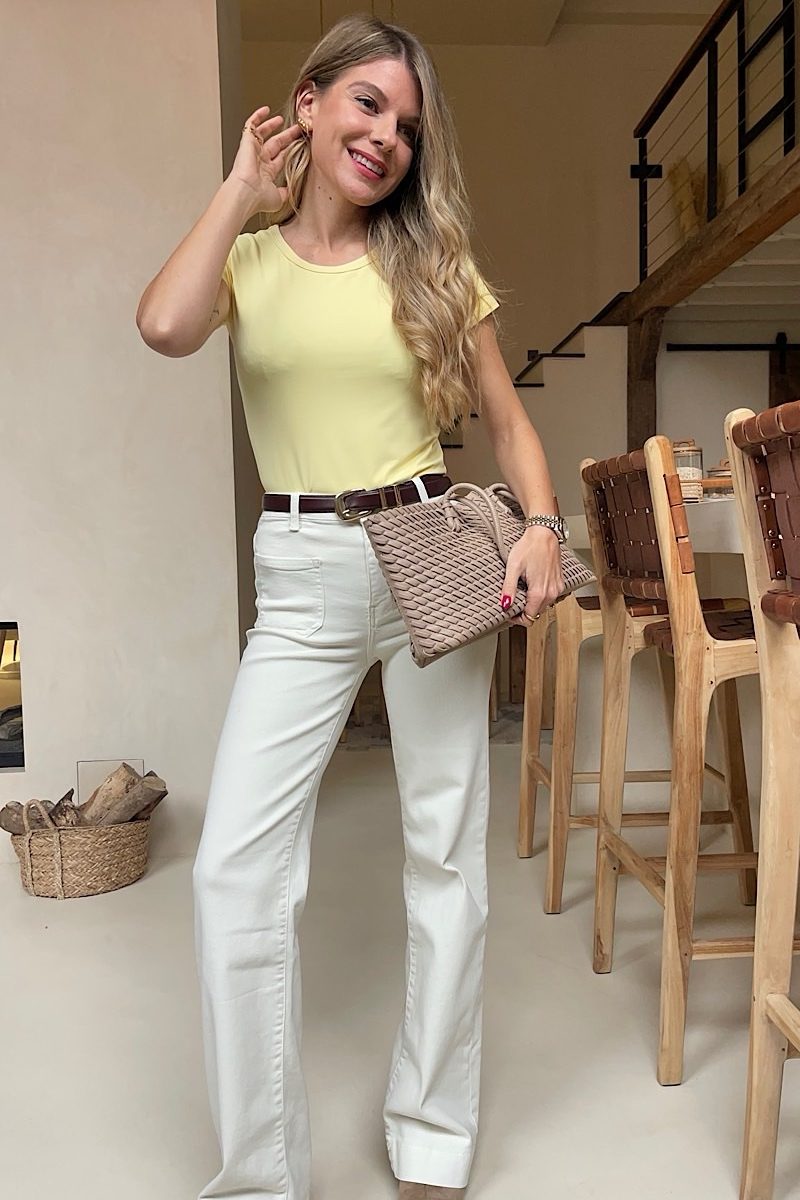 Camiseta Amarilla Poliamida