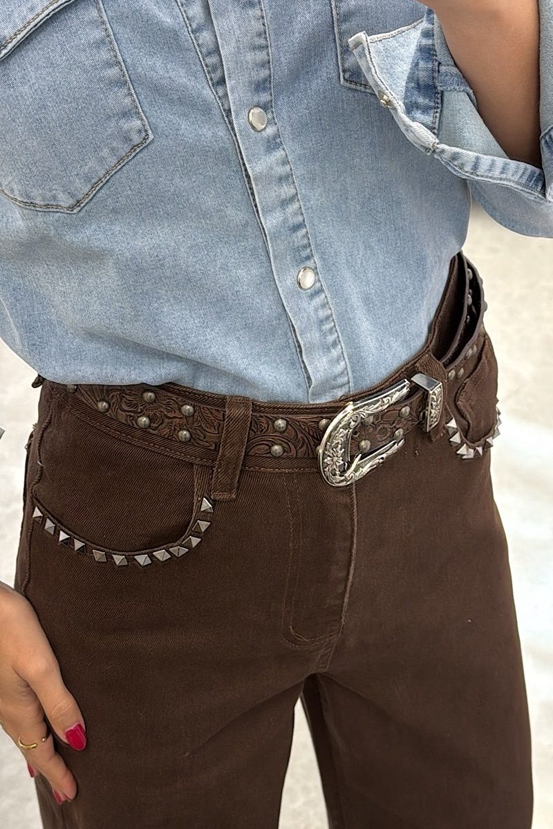 Vaquero Marron 55087