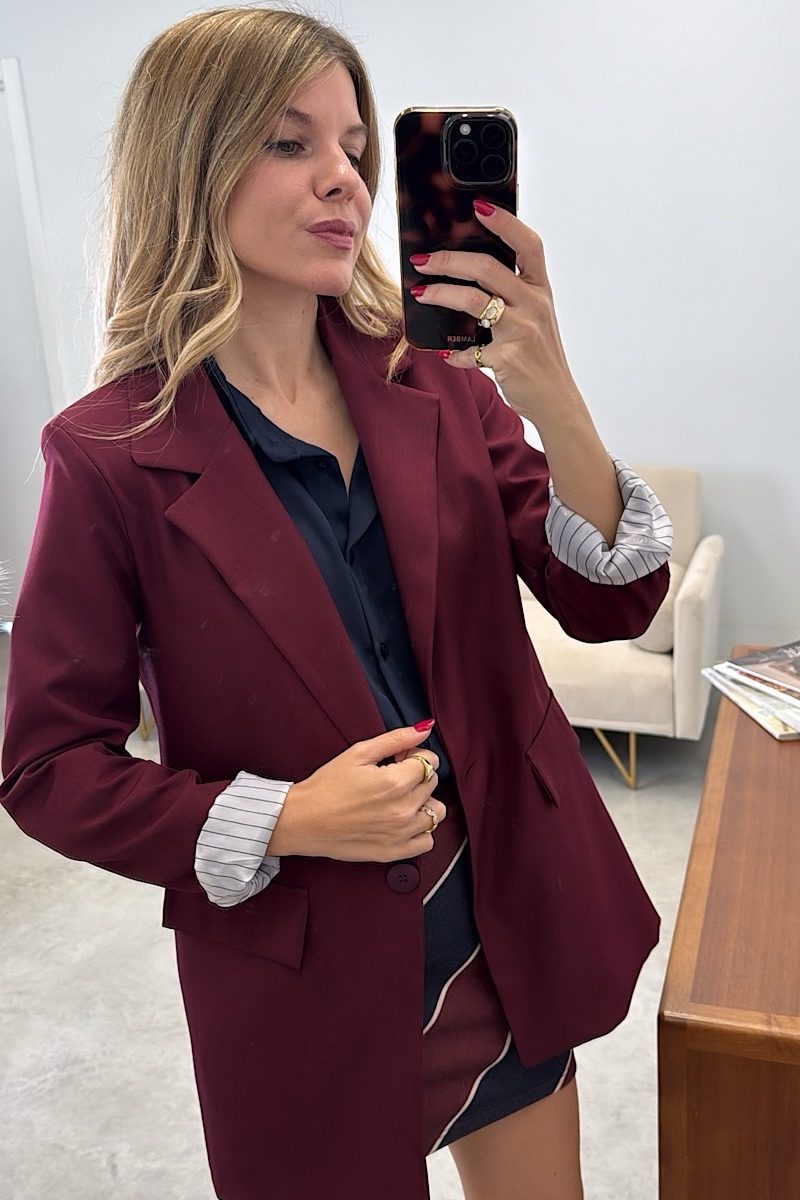 Americana Burdeos Anna