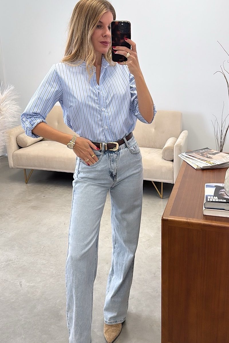 Camisa Celeste Nerea