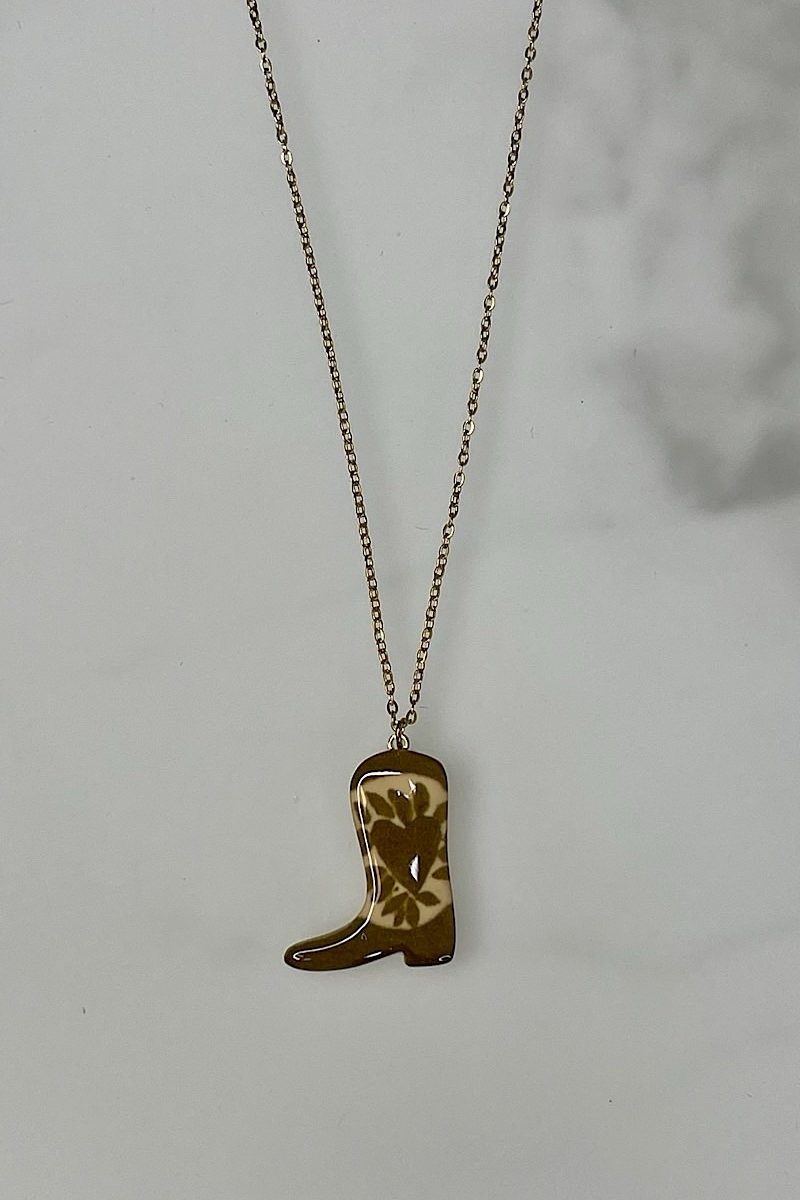Collar Taupe Cow