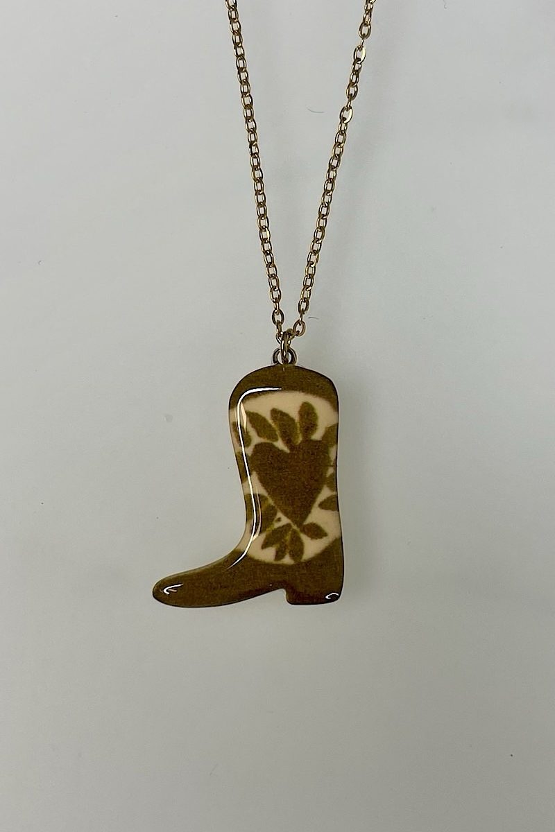Collar Taupe Cow