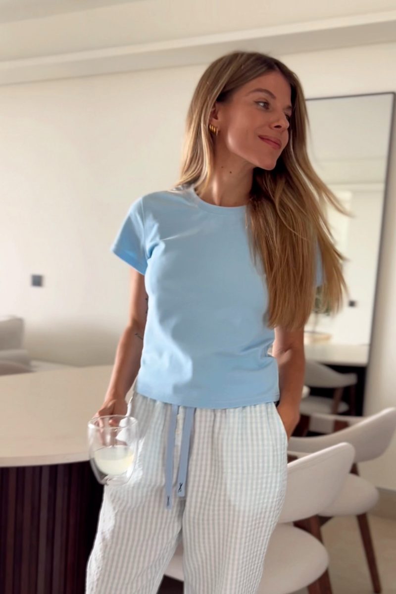 Conjunto Celeste Pijama