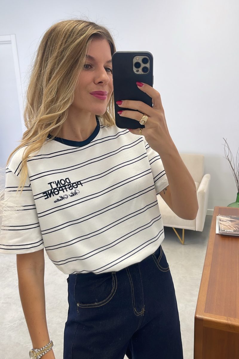 Camiseta Navy Chic