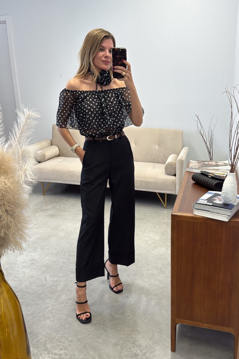 Pantalon Negro Capri
