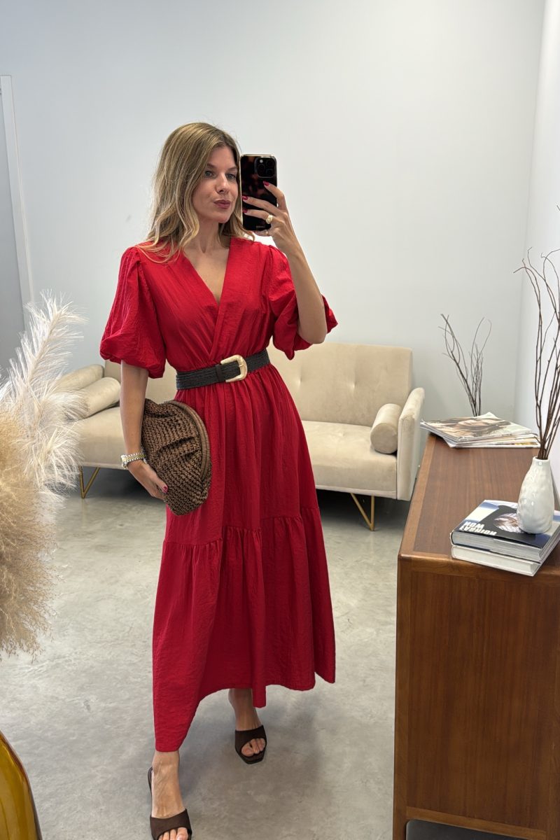 Vestido Rojo Provenza