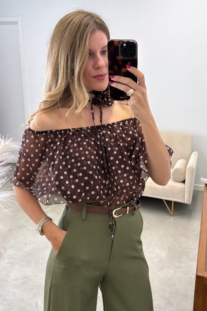 Blusa Marron Sevilla