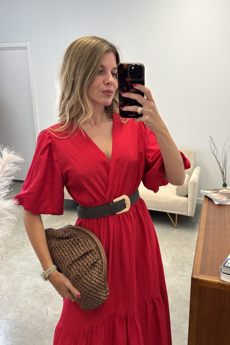 Vestido Rojo Provenza