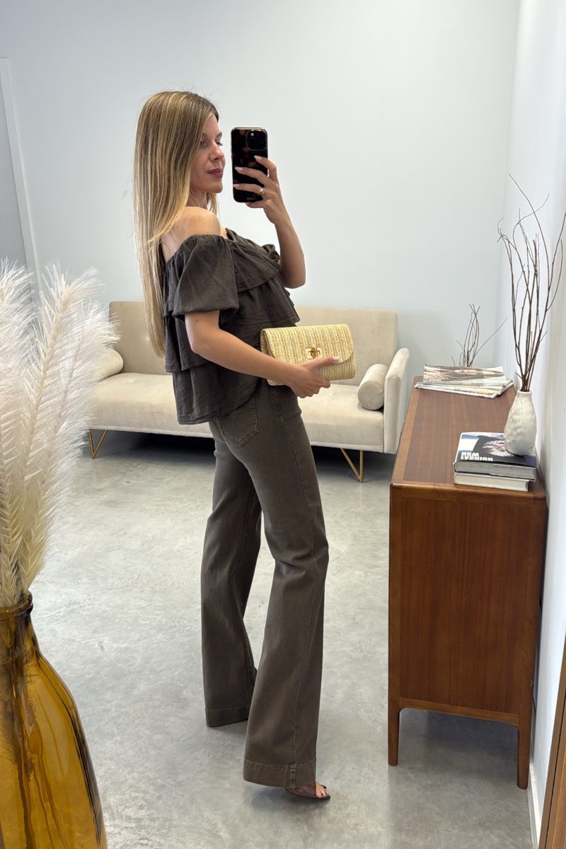 Vaquero Marron Wide Leg I3