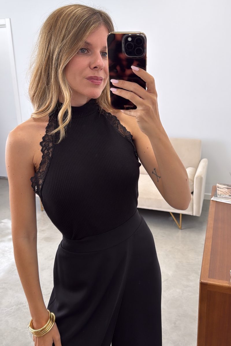 Camiseta Negra Halter