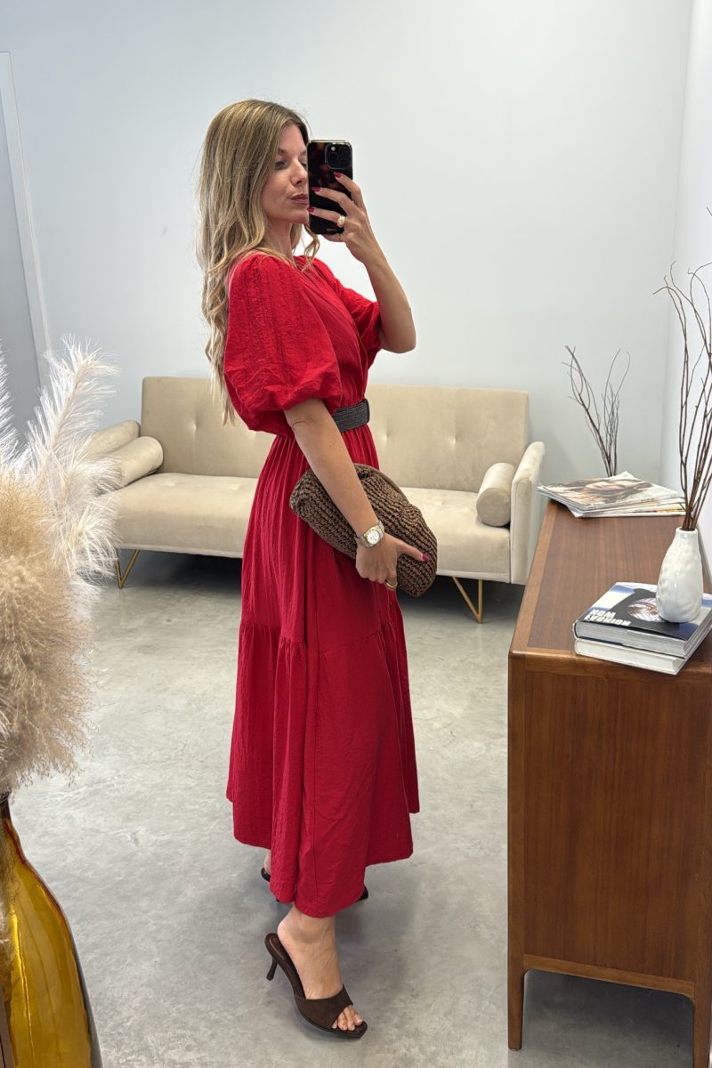 Vestido Rojo Provenza