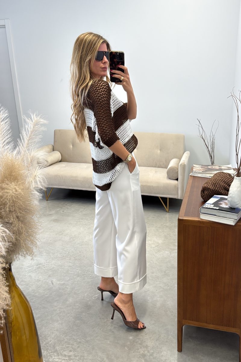 Jersey Marron Calado
