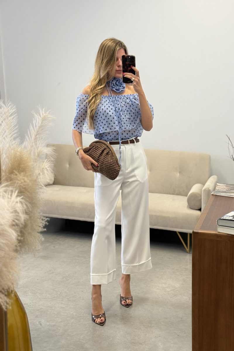 Pantalon Blanco Capri