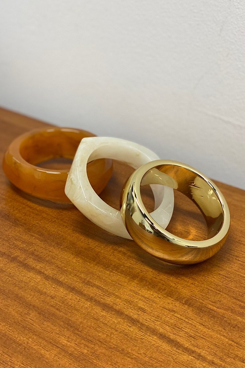 Trio de pulseras Brown