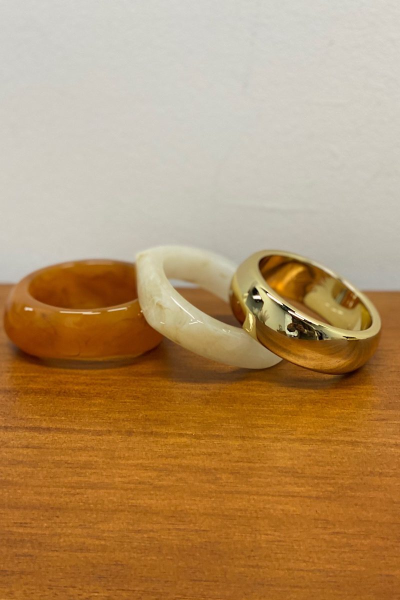 Trio de pulseras Brown