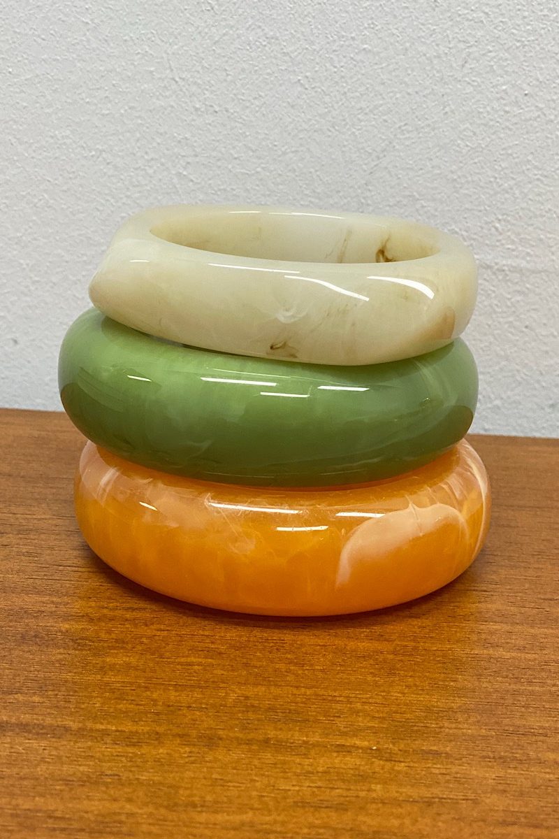 Trio de pulseras Verde