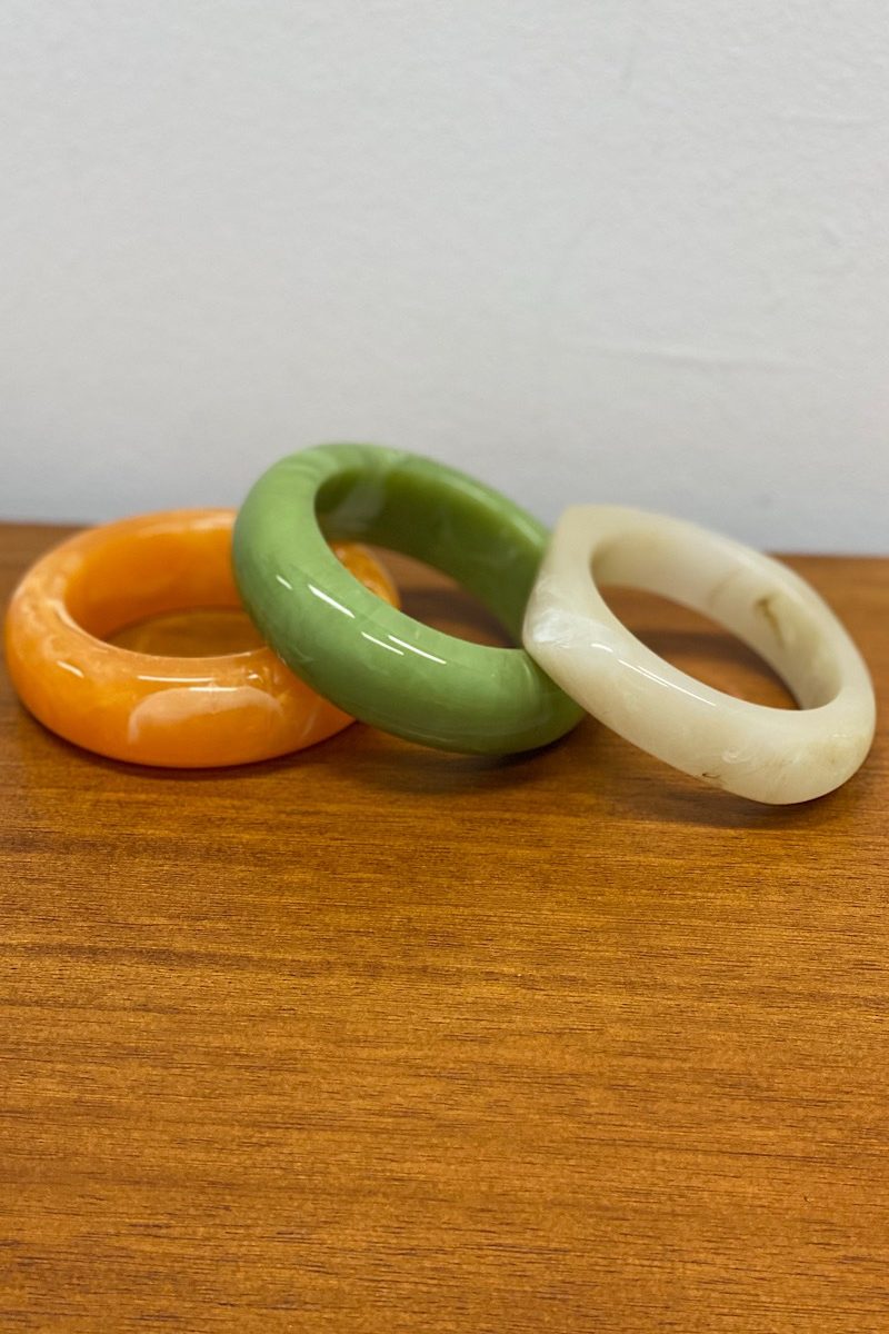 Trio de pulseras Verde