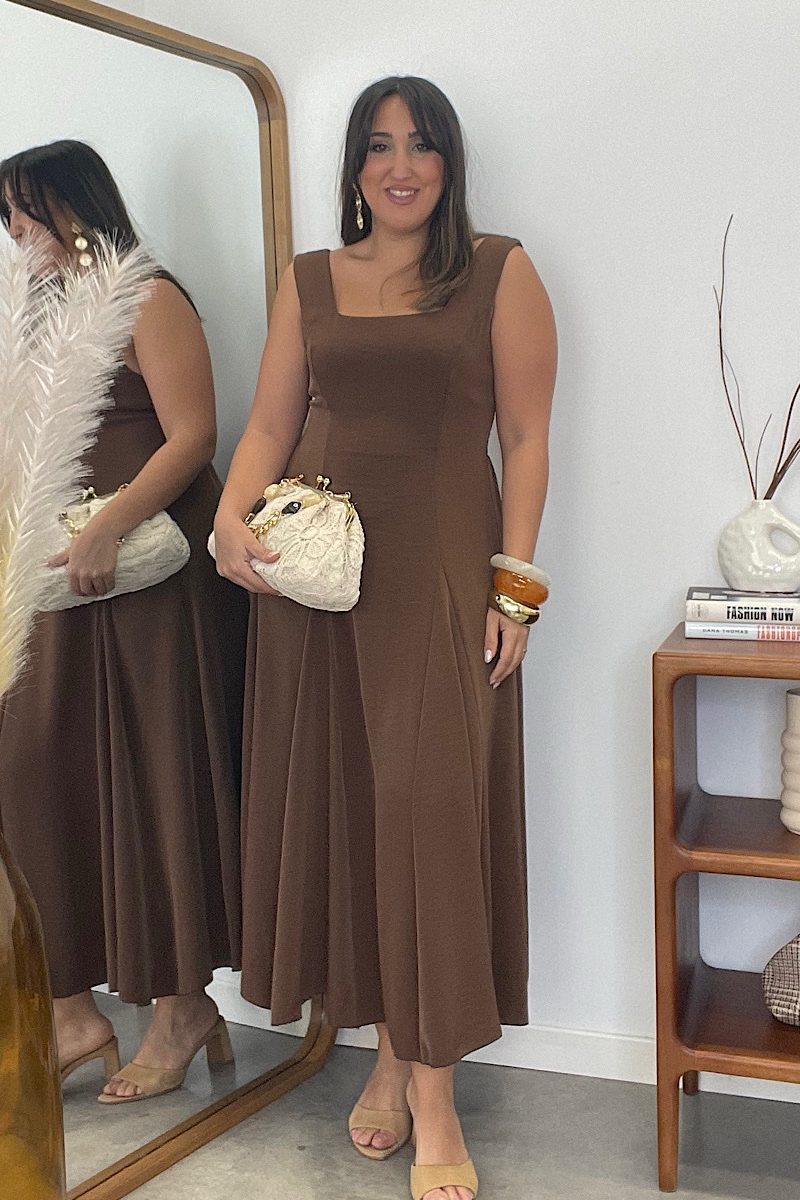 Vestido Marron Camille