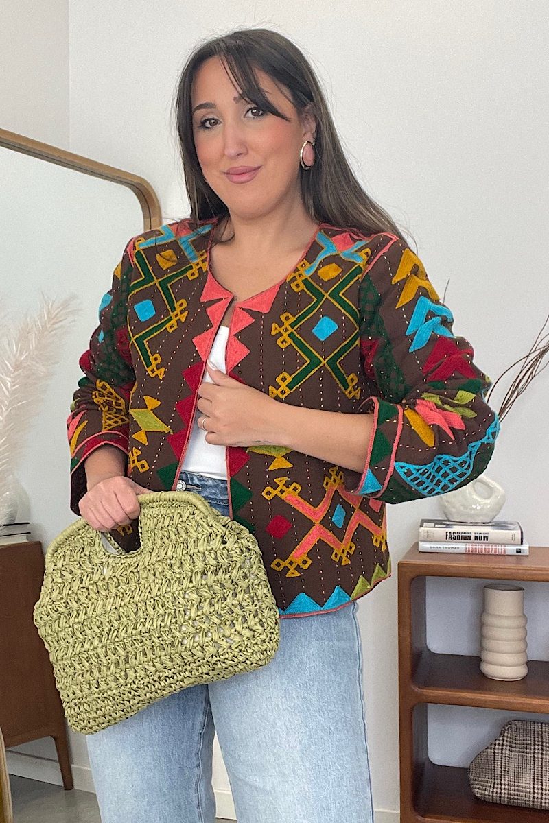 Chaqueta Marron Coachella