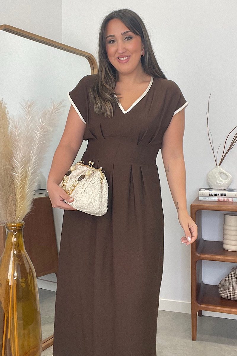 Vestido Marron Harper